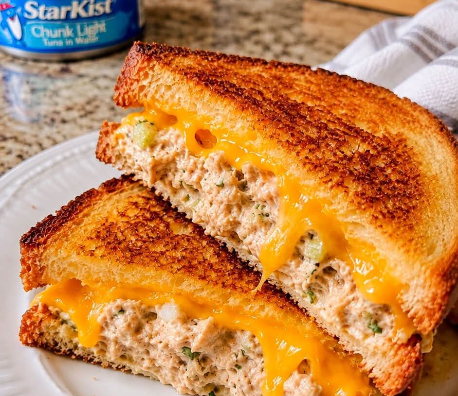 Crispy Tuna Melt Sandwich