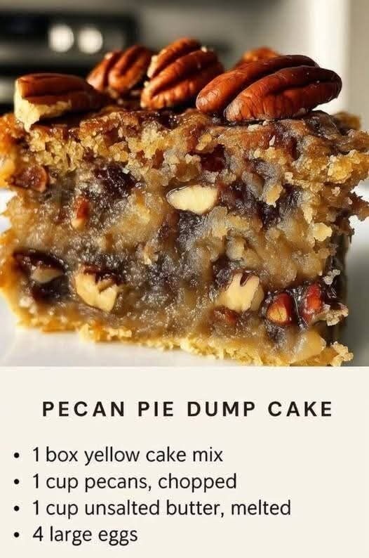 Pecan Pie Dump Cake