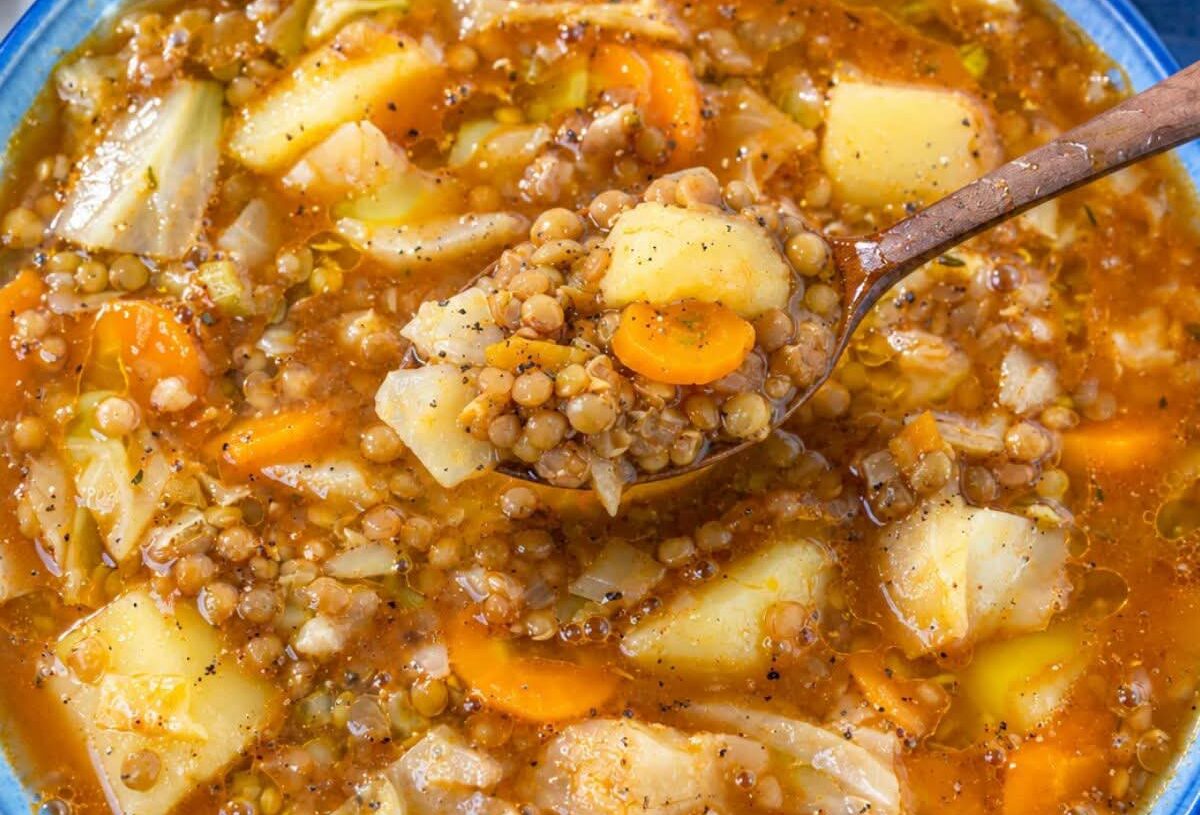 Hearty Lentil Vegetable Soup