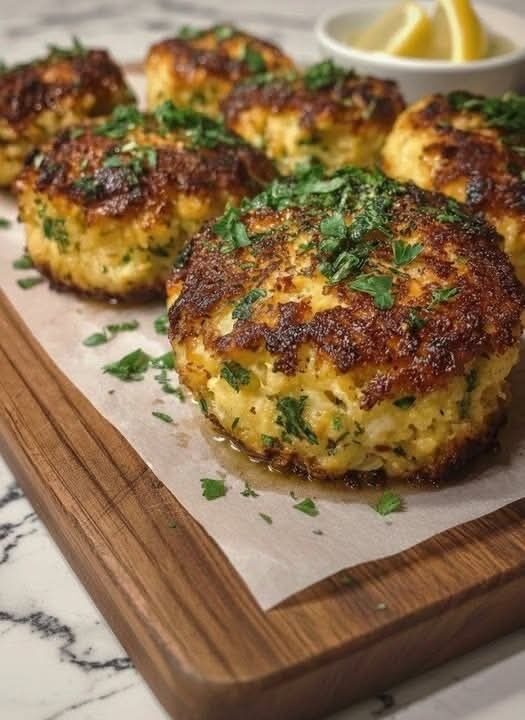 Crispy Golden Crab Cakes