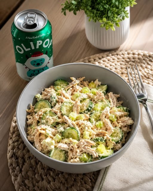  Creamy Chicken & Cucumber Salad